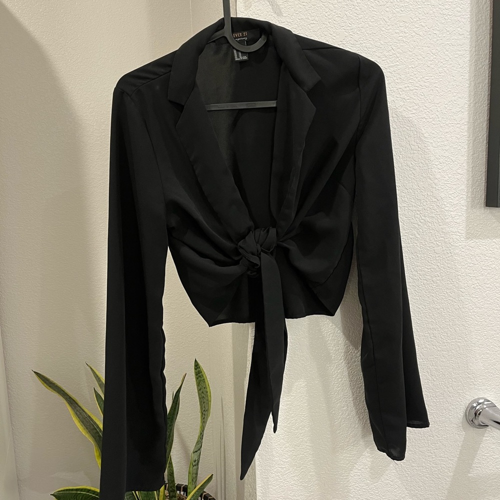 Black tie top